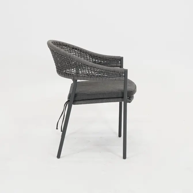 Dining Tuinstoel Bazel Zwart, Vita, tuincentrumoutlet