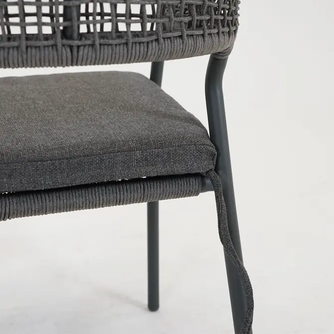 Dining Tuinstoel Bazel Zwart, Vita, tuincentrumoutlet