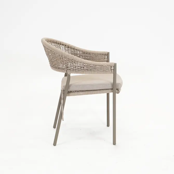 Dining Tuinstoel Bazel Bruin, Vita, tuincentrumoutlet