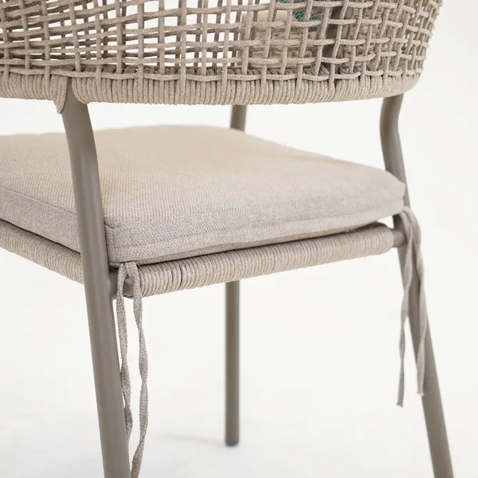 Dining Tuinstoel Bazel Bruin, Vita, tuincentrumoutlet