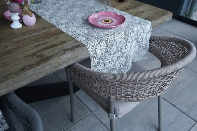 Dining Tuinstoel Bazel Bruin, Vita, tuincentrumoutlet