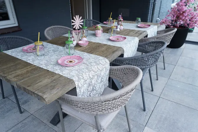 Dining Tuinstoel Bazel Bruin, Vita, tuincentrumoutlet