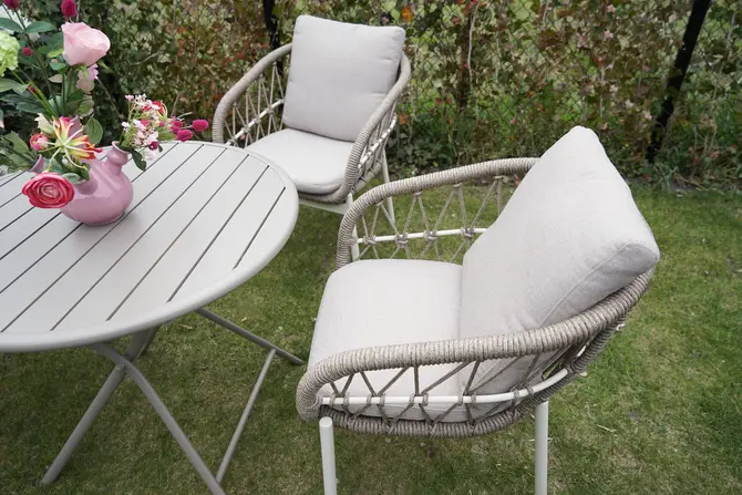 Dining Tuinstoel Dakota Bruin sfeer, Vita, tuincentrumoutlet