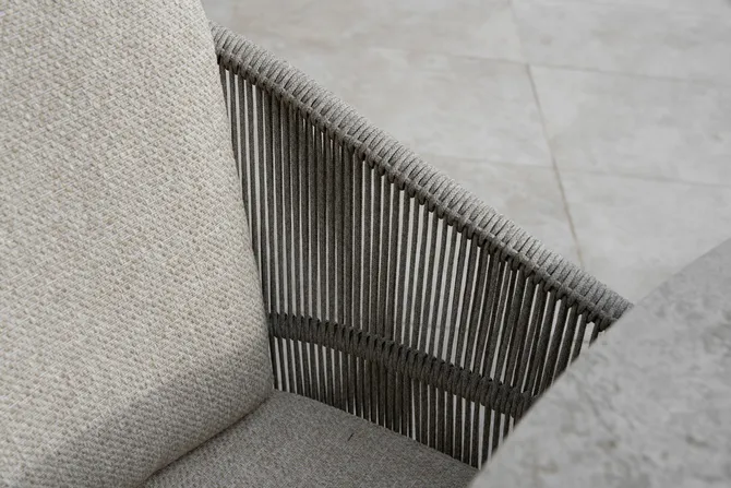 Florence dining chair terre with 2 cushions details, 4 Seasons Outdoor, tuincentrumoutlet.com