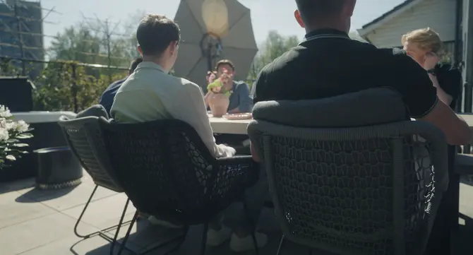 Dining Tuinstoel Portofino Olijf Groen Touw Stoel Buiten Vita - afbeelding 5