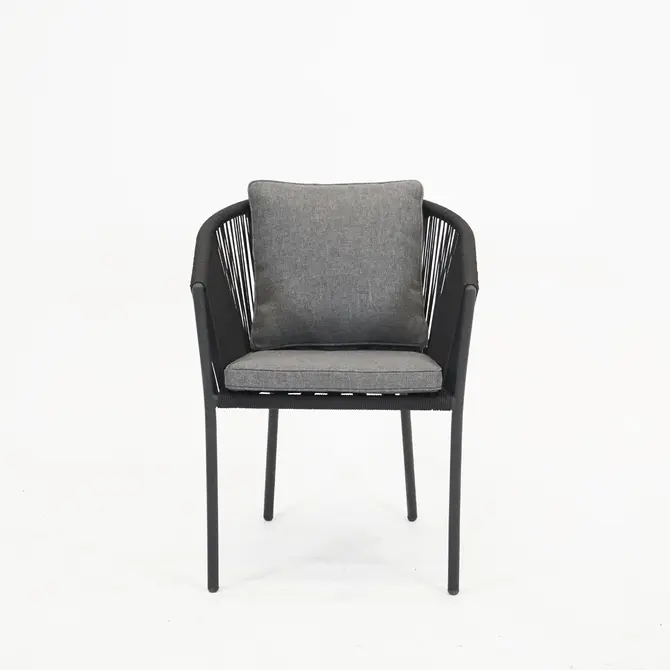 Dining Tuinstoel Reims zwart zij, Vita, tuincentrumoutlet