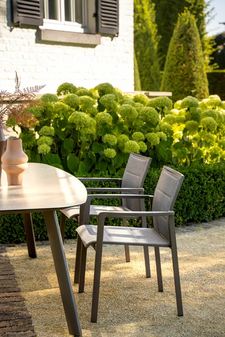 Diningtafel Manolo 180 95 Terre 4SO Printed Keramiek Bistro Tafel Buiten Tuin 4 Seasons Outdoor details, 4 Seasons Outdoor, tuincentrumoutlet.com