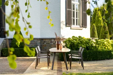 Diningtafel Manolo 180 95 Terre 4SO Printed Keramiek Bistro Tafel Buiten Tuin 4 Seasons Outdoor sfeer, 4 Seasons Outdoor, tuincentrumoutlet.com