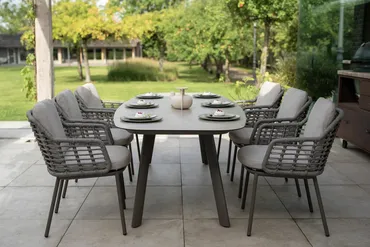 Diningtafel Manolo 240 103 Terre 4SO Printed Keramiek Tafel Buiten Tuin Eettafel 4 Seasons Outdoor - afbeelding 2