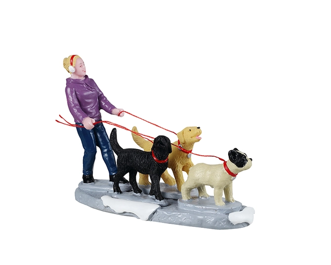 Dog walker, Lemax, tuincentrumoutlet.com