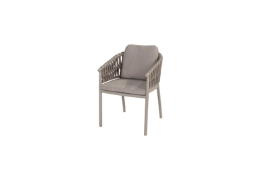 Donato Ø160 cm cloud met 6 Catalana stoelen los, 4 Seasons Outdoor, tuincentrumoutlet.com