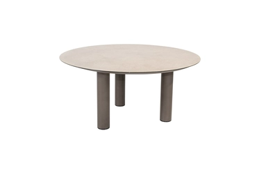 Donato Ø160 cm met 6x Florence dining stoel terre tafel, 4 Seasons Outdoor, tuincentrumoutlet.com