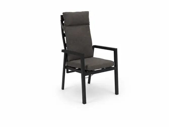 Donna verstelbare stoel met kussen alu arm, Vita, tuincentrumoutlet.com