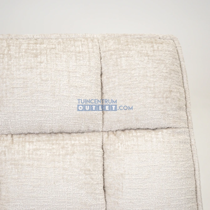 Draaifauteuil Hidde met arm in bouclé naturel detail stoel, Kolony, tuincentrumoutlet