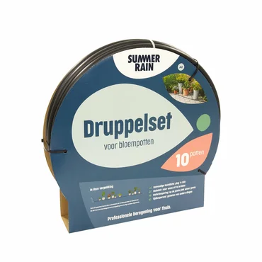 Druppelset voor 10 bloempotten verpakking, Summerrain, tuincentrumoutlet