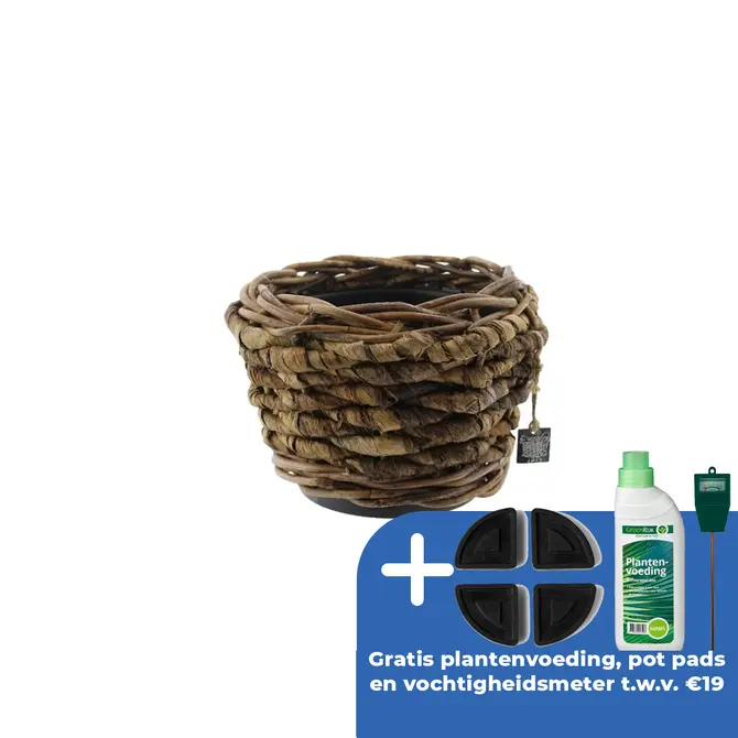 Drypot abaca d27h20cm - afbeelding 1