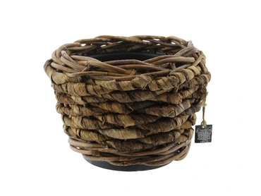 Drypot abaca d27h20cm, Van der Leeden, tuincentrumoutlet