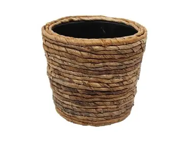 Drypot abaca d30h25cm bruin, Van der Leeden, tuincentrumoutlet.com
