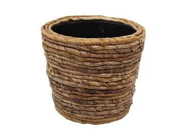 Drypot abaca d33h28cm bruin, Van der Leeden, tuincentrumoutlet.com