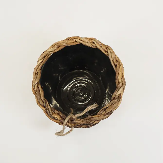 Drypot Abaca Naturel d17h14cm - afbeelding 2