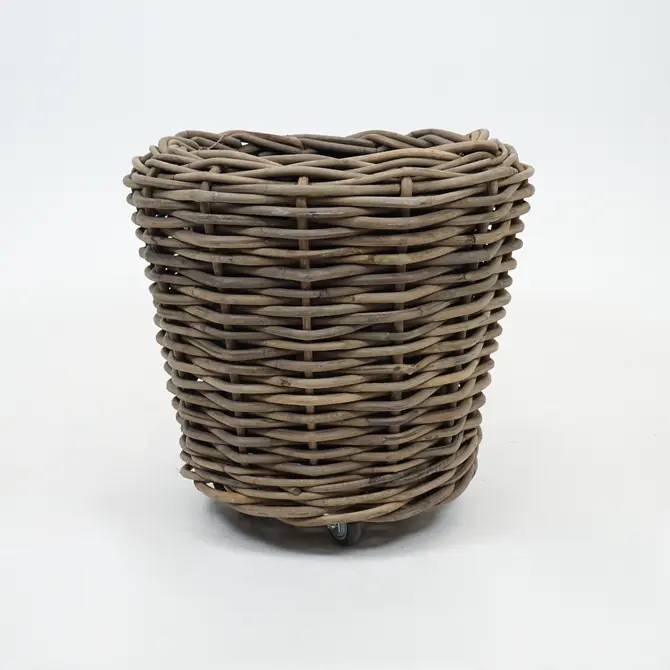 Drypot op wielen d68h61cm grijs, Van Der Leeden, Tuincentrumoutlet.com