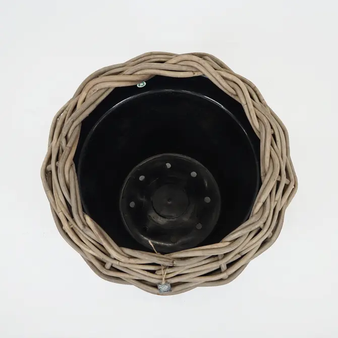 Drypot op wielen d68h61cm grijs, Van Der Leeden, Tuincentrumoutlet.com