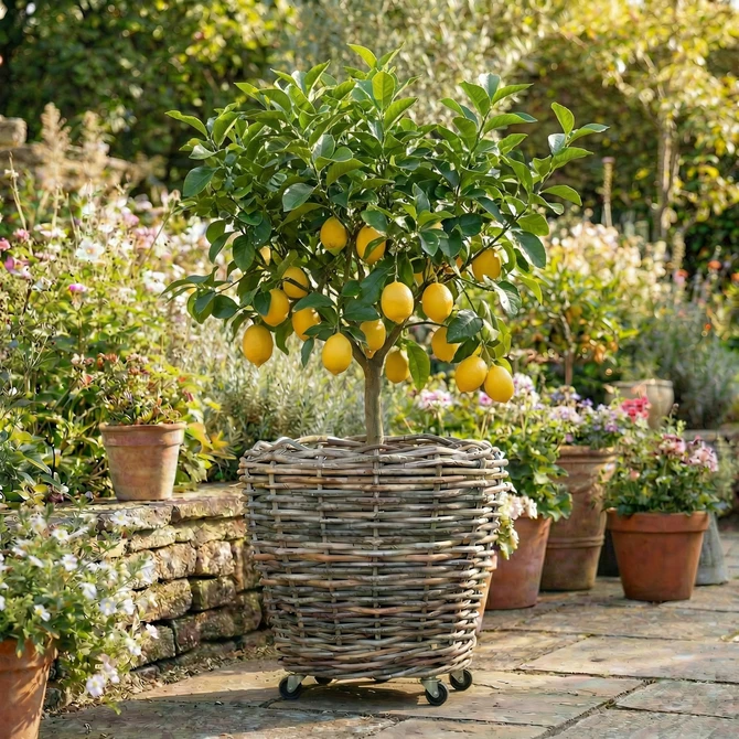 Drypot op wielen d68h61cm grijs - afbeelding 7