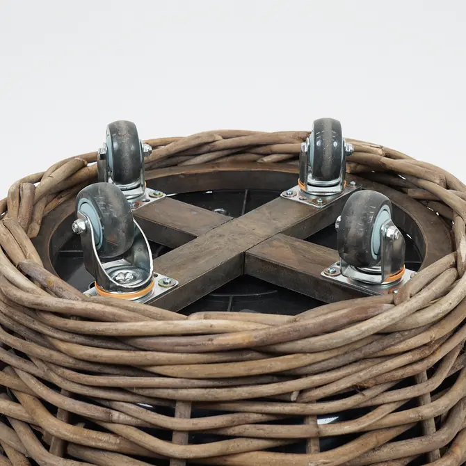 Drypot op wielen d83h70cm grijs - afbeelding 4