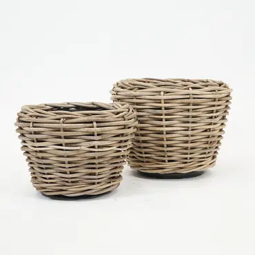 Drypot rond grijs d57h43cm - afbeelding 4