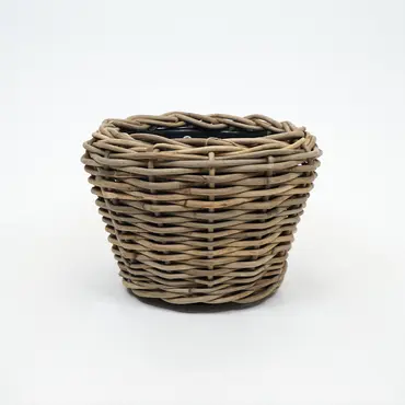 Drypot rond grijs, Van der Leeden, tuincentrumoutlet