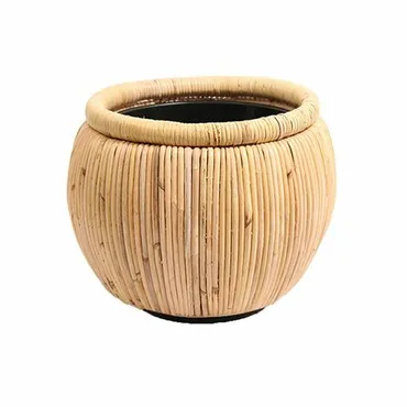 Drypot rotan d37h30cm blond, Van der Leeden, tuincentrumoutlet