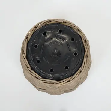 Drypot rotan d68h52cm grijs - afbeelding 3