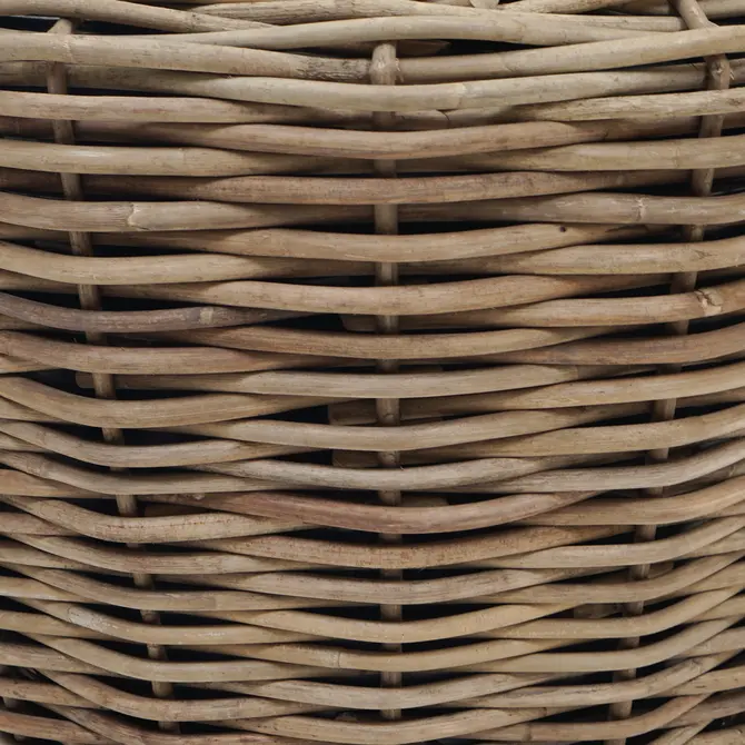 Drypot rotan d68h52cm grijs - afbeelding 4