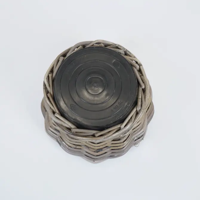 Drypot Rotan Grijs d24h18cm - afbeelding 3