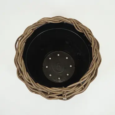 Drypot rotan rond d83h61cm grijs - afbeelding 2