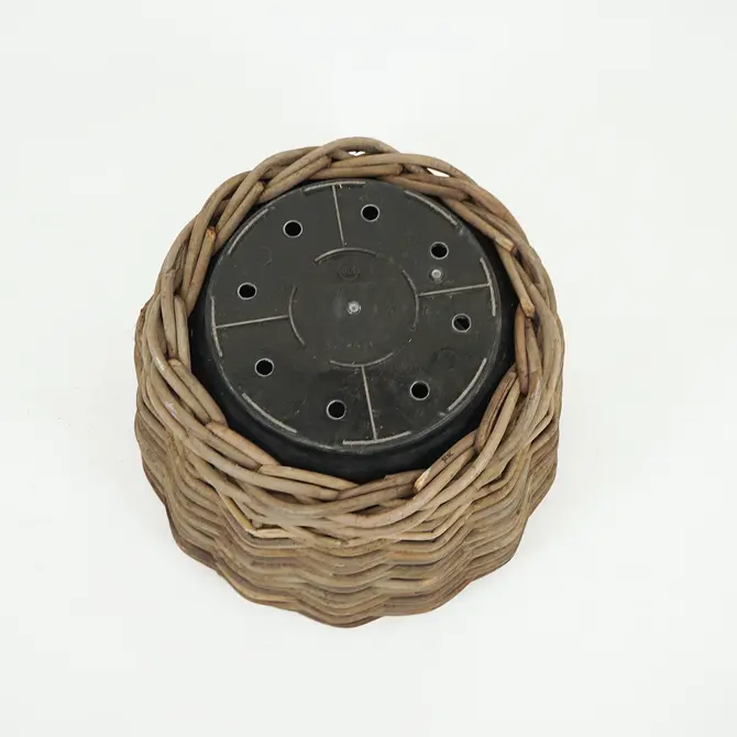 Drypot rotan rond d83h61cm grijs - afbeelding 3