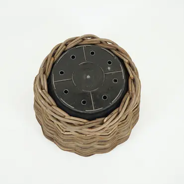 Drypot rotan rond d83h61cm grijs - afbeelding 3