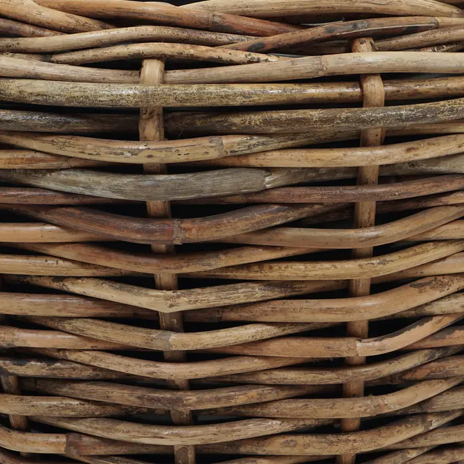 Drypot Sawah Extra Dik Rotan Bruin d68h52cm - afbeelding 4