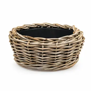 Drypot terrasschaal d32h14cm grijs, Van der Leeden, Tuincentrumoutlet.com