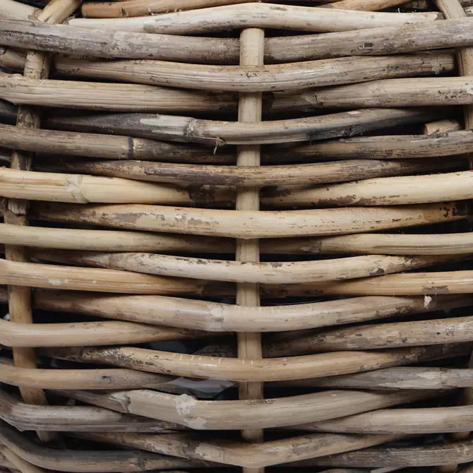 Drypot Tina Extra Dik Rotan Bruin d48h36cm - afbeelding 3