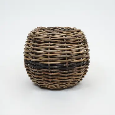 Drypot Tina Extra Dik Rotan Bruin d58h47cm