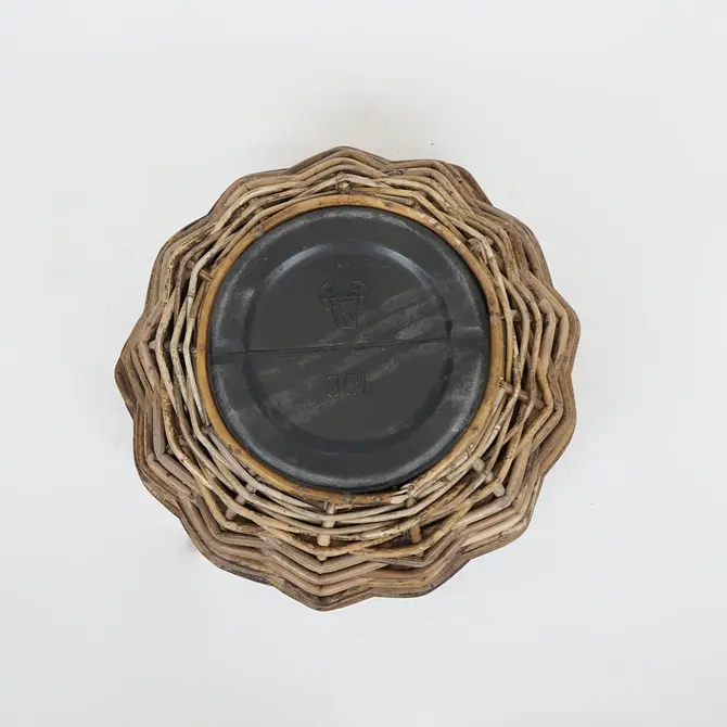 Drypot Tina Extra Dik Rotan Bruin d58h47cm - afbeelding 3