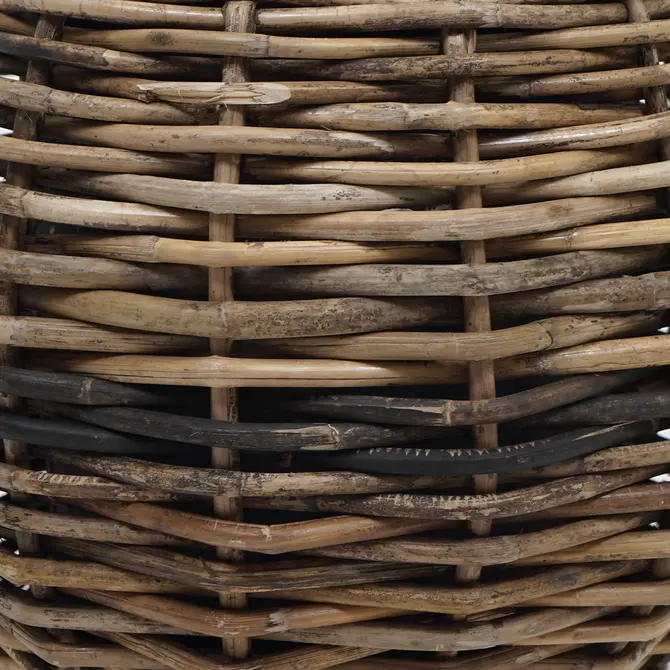 Drypot Tina Extra Dik Rotan Bruin d58h47cm - afbeelding 4