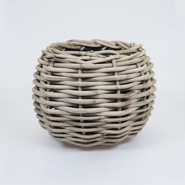 Drypot Tina Extra Dik Rotan Grijs d48h36cm