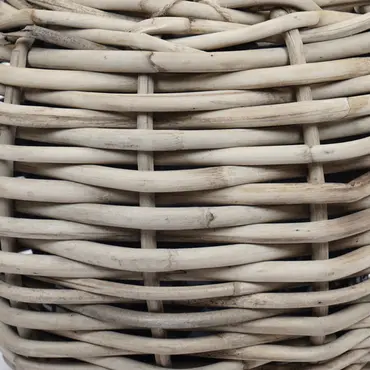 Drypot Tina Extra Dik Rotan Grijs d48h36cm - afbeelding 4