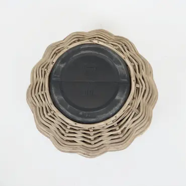 Drypot Tina Extra Dik Rotan Grijs d58h47cm - afbeelding 3