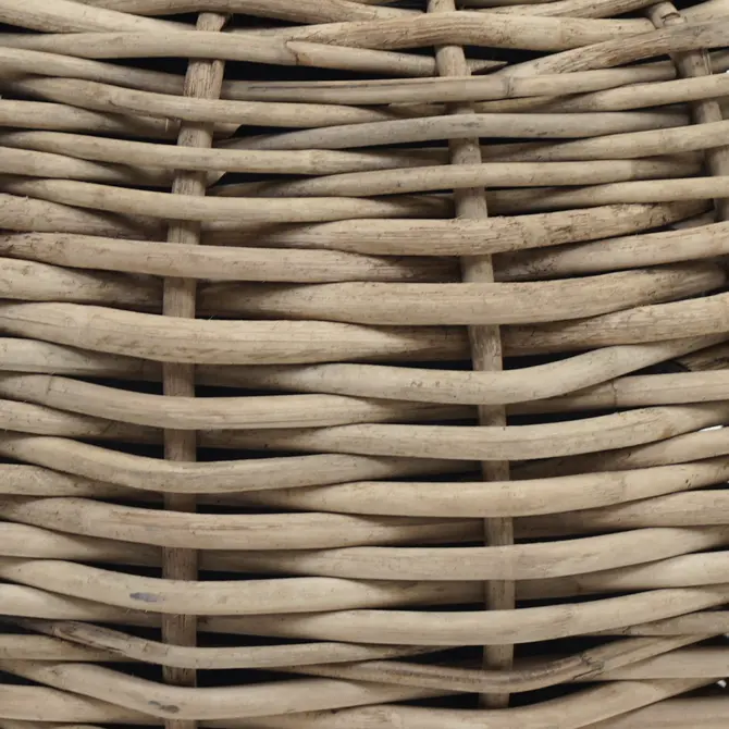 Drypot Tina Extra Dik Rotan Grijs d58h47cm - afbeelding 4