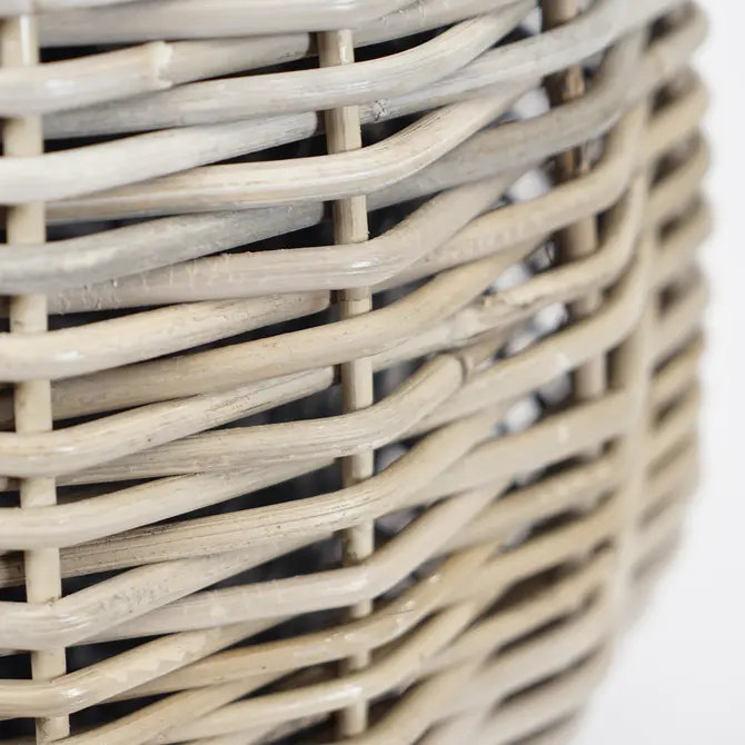 Drypot tina rotan d29h19cm grijs - afbeelding 2