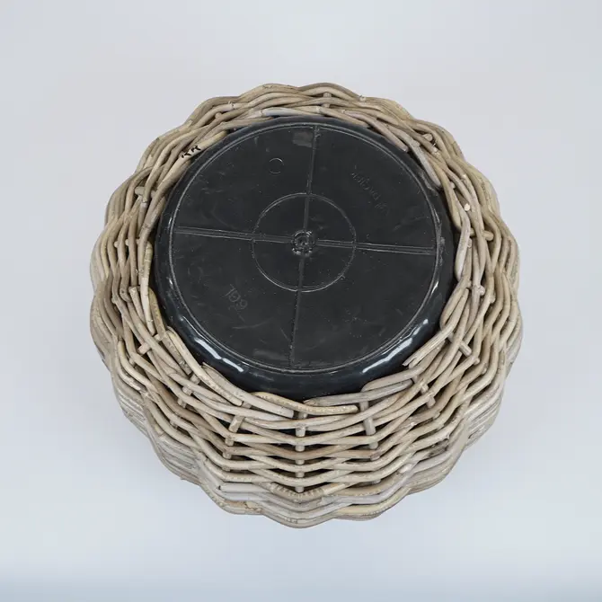 Drypot tina rotan d45h34cm bruin - afbeelding 3