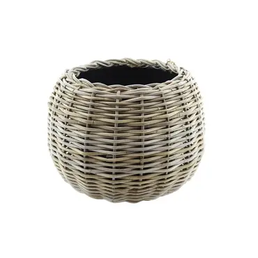 Drypot tina rotan d45h34cm bruin, Van der Leeden, tuincentrumoutlet.com